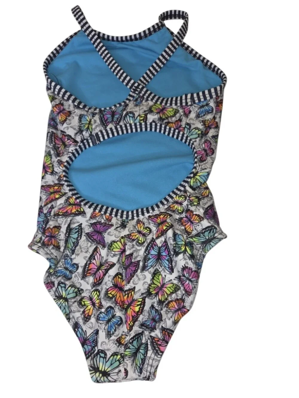 Dolphin Uglies Fly Away Girls Keyhole Back Swimsuit Size 8 NWT